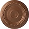 Ekena Millwork Small Alexandria Ceiling Medallion (Fits Canopies up to 4 5/8"), 7 7/8"OD x 3/4"P, Polished Copper CM07ALPOS - alternate 1